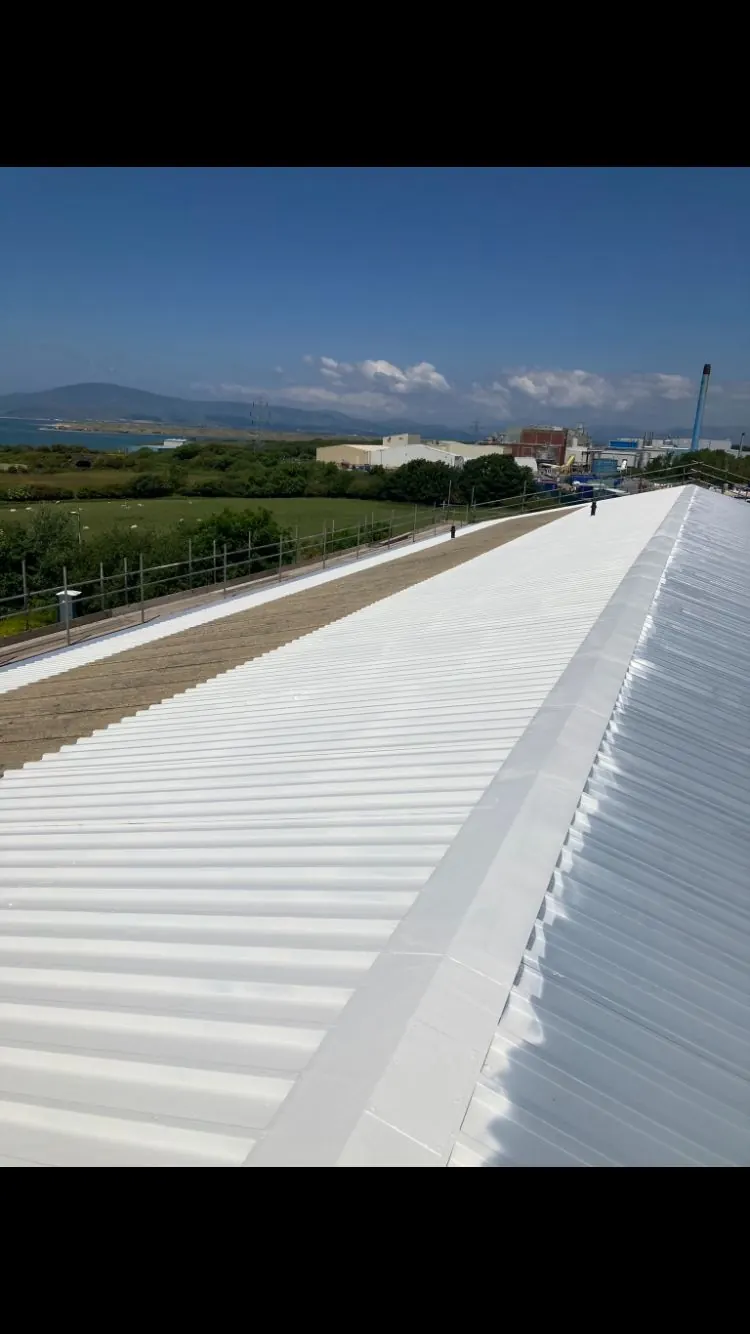 WP Roofing team industrial roofing project in Cumbria