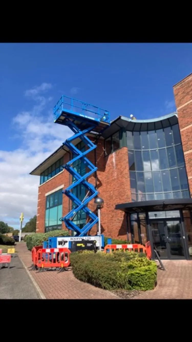 WP Roofing team working in Dalton-in-Furness