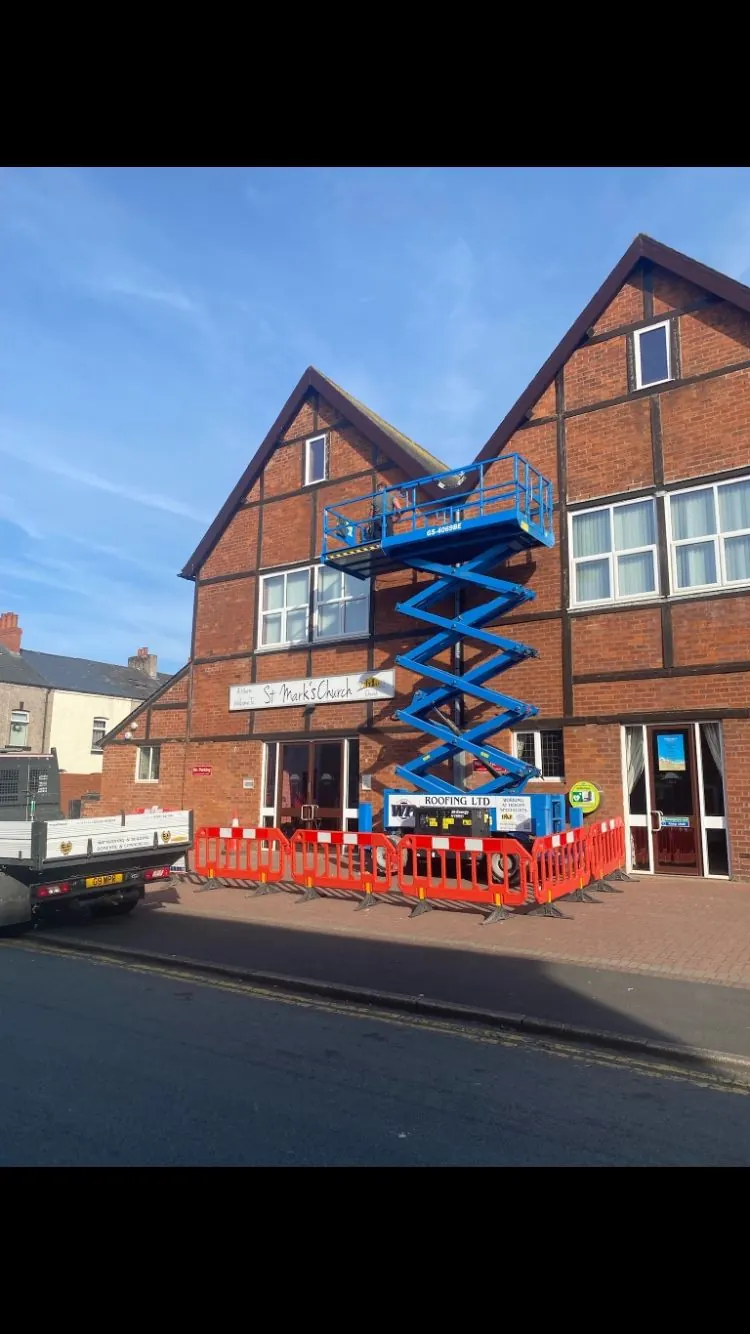 WP Roofing team working in Ulverston